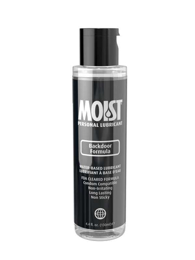 moist backdoor formula 130ml water based lubricant 